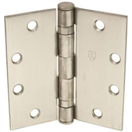 Hager 4.5 x 4.5 in. Full Mortise Ball Bearing Temp Hinge, Stainless Steel. BB1191 4.5X4.5 32D